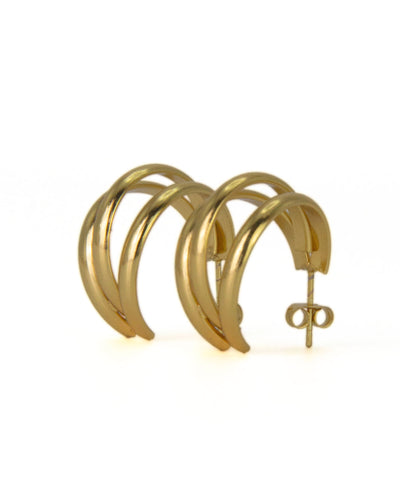 Pendientes Golden Waves