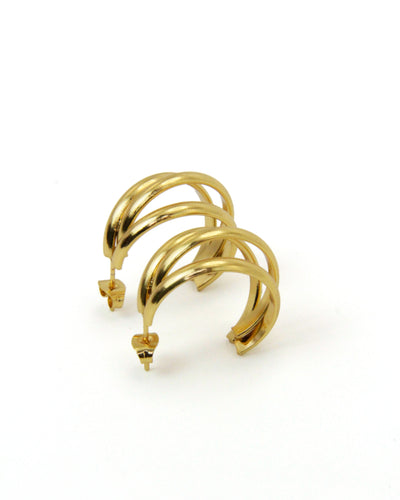 Pendientes Golden Waves