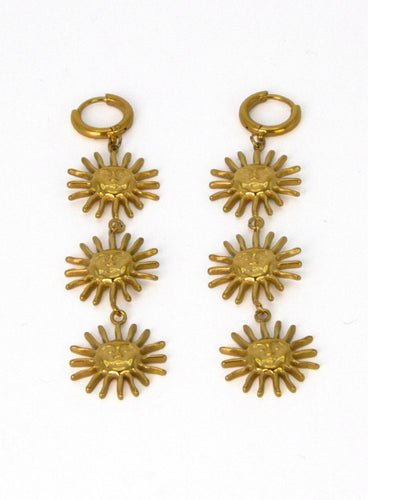 Pendientes Triple Sun