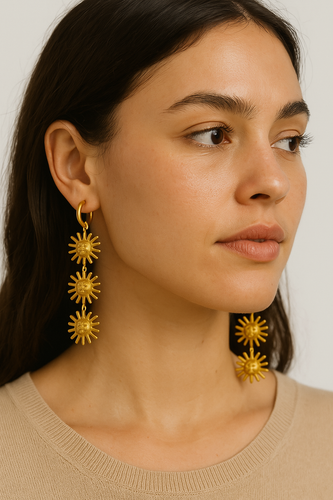 Pendientes Triple Sun