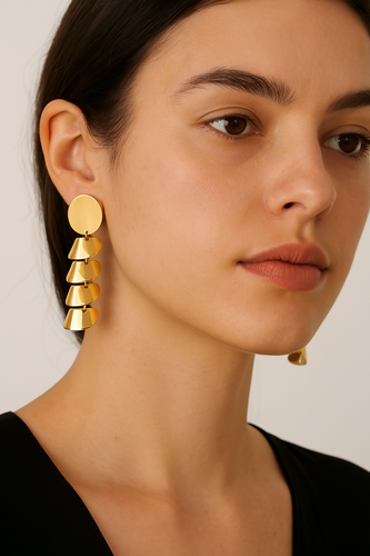 Pendientes Golden Cascade