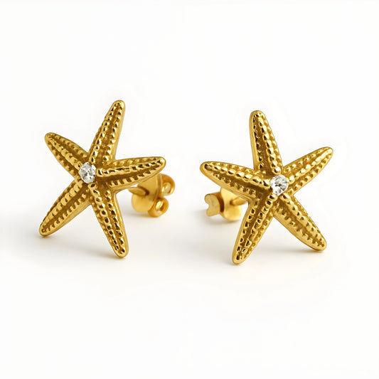 Pendientes estrella de mar