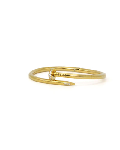 Pulsera Dorada con Diamante